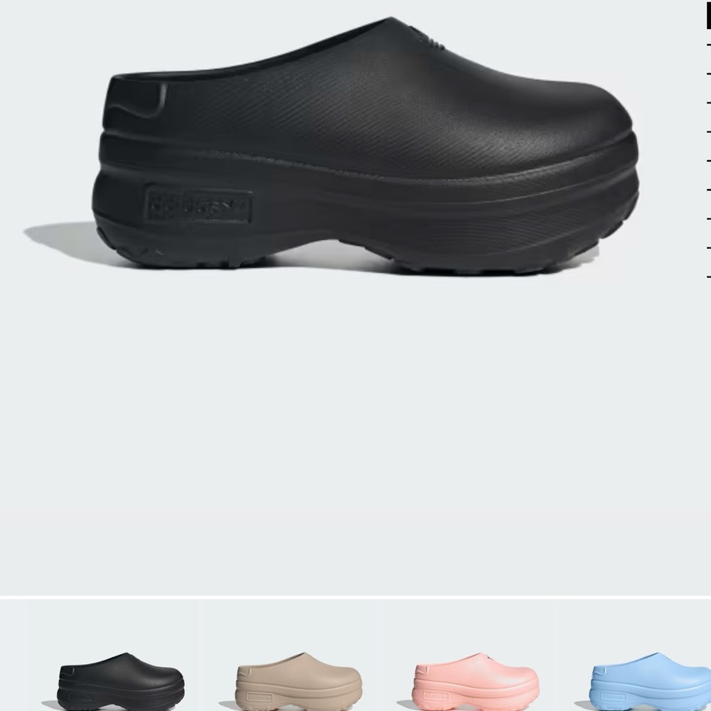 Adidas Black Slip-On Footwear
Adifom Stan Smith mules